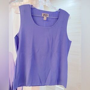 Chico’s Design - Tank; color: Blue Jay;  Size: 3 (Chicos sizing);  Rayn/Nyln